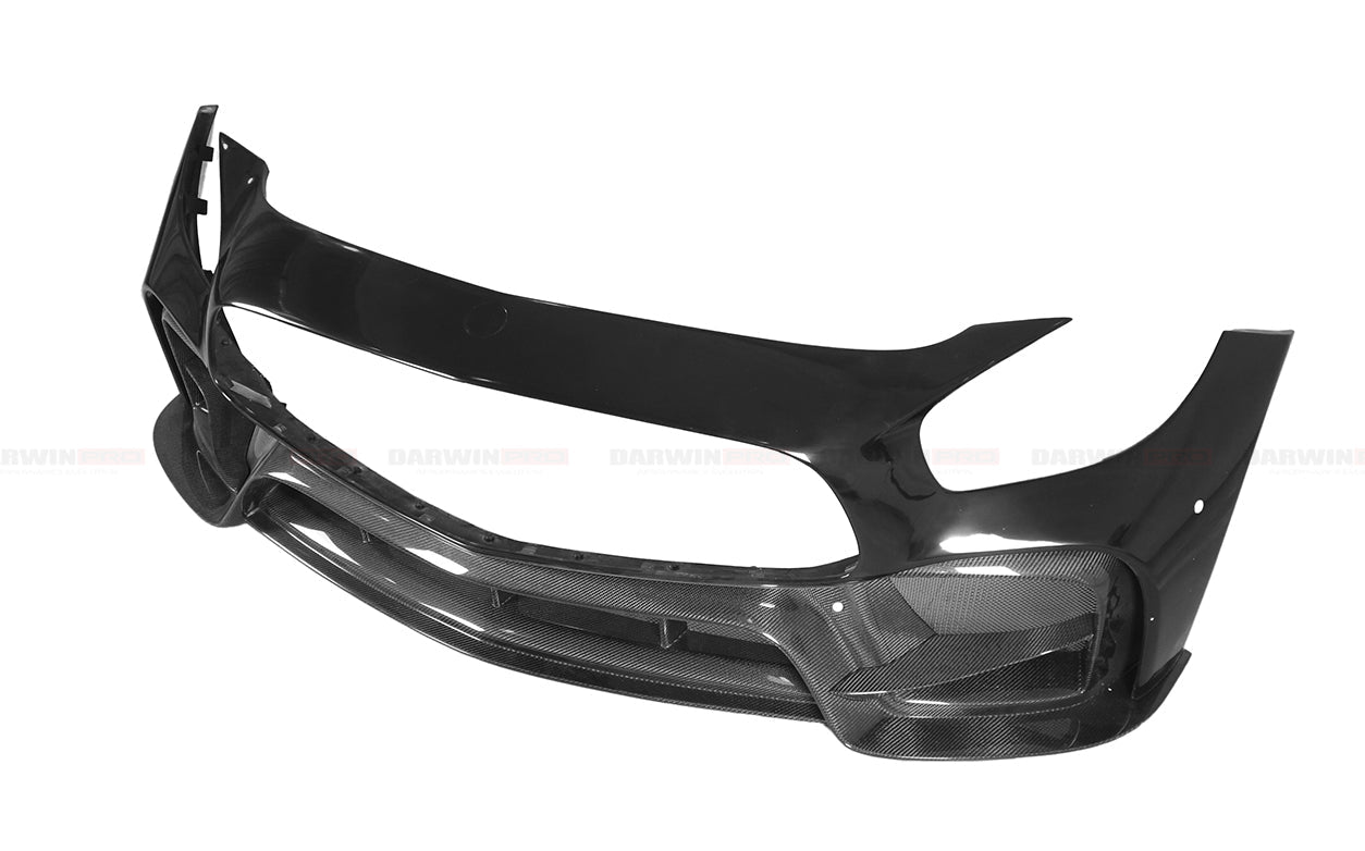 2017 - 2021 Mercedes Benz AMG GT GTS GTC IMP Performance Partial Carbon Fiber Front Bumper